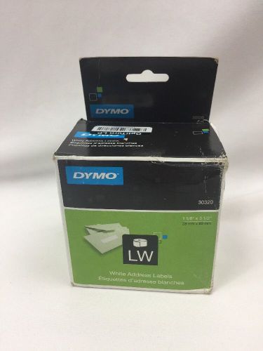 Dymo 30320 LabelWriter Self-Adhesive Address Labels 1 1/8 X 3 1/2&#034; Free Shipping