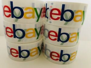 Official Classic eBay Branded Packing Shipping Tape BOPP 75 Yards 2Mil
