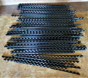 GBC CombBind Binding Combs ” 6mm BLACK Lot of 99 Spines 25 Sheet Capacity NEW