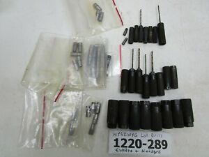 Lot of Zagar Drill Collets W/Chucks 708-2007 Various Sizes See Pics WYSIWYG
