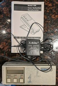X-Rite 408 Color Reflection Densitometer w/power adapter