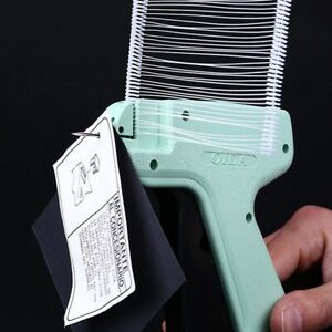 Clothes Garment Price Label Tagging Tag Gun 1000 X 3&#034; Barbs + 5 Needles Set Mach