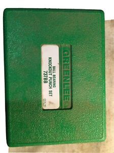 Greenlee BALL BEARING KNOCKOUT PUNCH Set 737BB Machine Tools