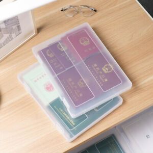 Portable A4 File Box Waterproof dustproof Transparent Box File For School Off WF