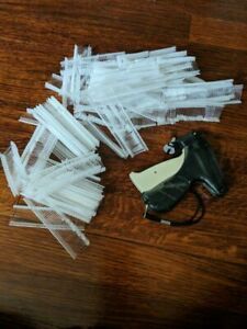 Garment CLOTHING PRICE LABEL TAGGING TAG TAGGER GUN WITH BARBS 1 Needle