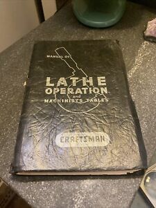 Craftsman Manual of Lathe Operation 22th Edition 1965