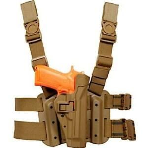 BlackHawk 430504CT-L Serpa Lvl 2 Tact Holster Tan Polymer LH for Beretta 92