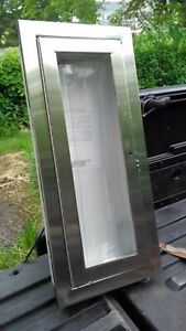 Stainless steel Potter Roemer Fire Pro Alta Fire Extinguisher Cabinet