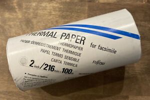 New Thermal Facsimile Paper 8 1/2&#034; X 328&#039; 2” Core Fujitsu 6089