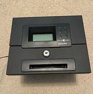 Pyramid 5000+ HD Timeclock Auto Totaling Time Clock w/ Keys, Ribbon &amp; AC Adapter