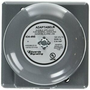 Edwards Signaling 434-4N5 Bell 4&#034; 120V 60HZ