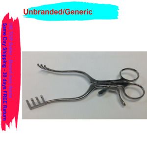 Stainless Steel Retractor 5-1/2&#034; Blunt Teeth 3x4