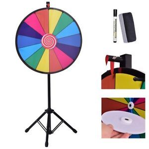 24&#034; Color Prize Wheel of Fortune Dry Erase Trade Show Game Adult Toy WM
