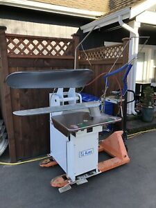 American Laundry Machinery AJAX Pants Press Presser HOU45 Dry Cleaning Machine