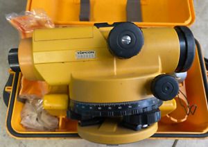 Topcon AT-F6 Auto Level Transit w/ Carrying Case