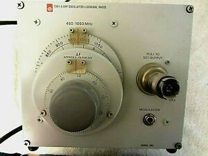 Working UHF Oscillator     General Radio Type 1361-A  with manual