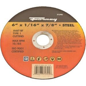 Forney Type 1 Cut-Off Wheel