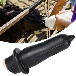 Rubber Livestock Nipple Soft Pacifier for Nursing Cattle Calf Pony 10.2x4cm