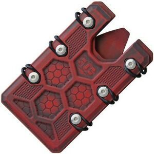 EOS 2.5 Red Black Cerakote Tactical Bottle Opener O-Ring Wallet