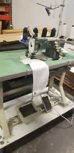 KANSAI SPECIAL D-1900-4U/UTC 4-Needle Chainstitch Industrial Sewing Machine 220V