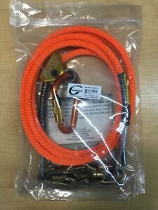 Arborist Climbing Climb Right 1/2 X 12ft Steelcore Flip Line Kit Carabiner 75223