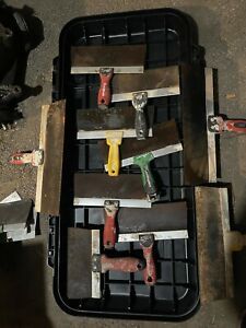 16 Used Drywall Taping Knife Lot