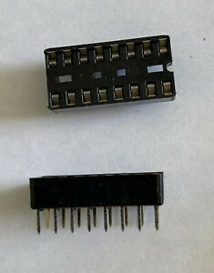 10 PIECES 16 PIN DIP IC SOCKETS