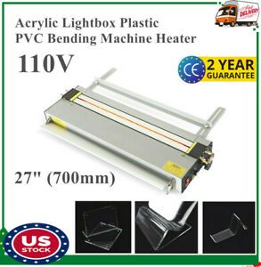 US 220V 27&#034;(700mm) Upgraded Acrylic Lightbox Plastic PVC Bending Machine Heater