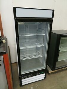 Maxx Cold MXM1-12R Reach In Cooler Single Glass Door Refrigerator Merchandiser