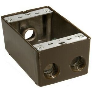 36034, WP Box 4-1/2&#034; Holes Bronze