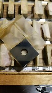 New, never used, 81 piece  inch, square, Grade B, steel Gage Block set in case