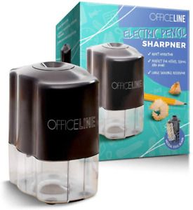 Officeline Electric Pencil Sharpener - for School and Classroom, Helical Steel B