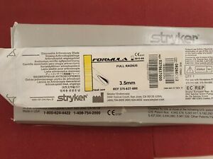 Stryker Formula 375-637-000 Full Radius Small Joint 3.5 mm Expired