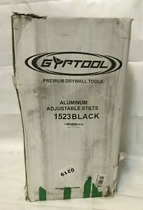 GypTool Pro 15&#034; - 23&#034; Drywall Stilts - Black   FREE SHIPPING!!