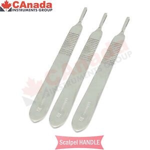 Scalpel HANDLE #3 For SURGICAL BLADES 10-15 Cutting TOOL Stainless Steel