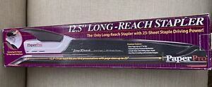 Paperpro 12.5&#034; Long-Reach Stapler 25-Sheet Capacity Black, NEW