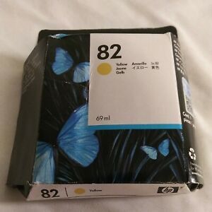 Genuine New HP 82 (C4913A) 69-ml Yellow DesignJet Ink Cartridge OEM