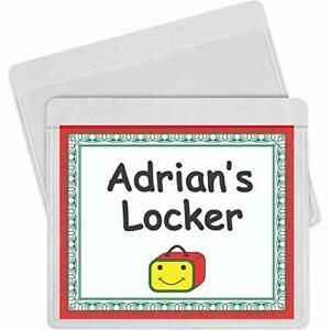 -70443 Self-Adhesive Labeling Pockets, Pack of 25, 3-1/2 x 2-3/4 in Clear