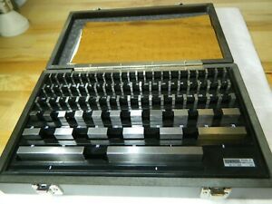 SPI Steel Gage Block Set 81 Piece 0.05 to 4&#034; Economy Grade 30-912-0
