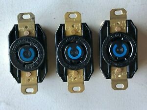 Hubbell HBL3430G Receptacle 3p 4w 30a Amp 250v-ac ( Lots of 3 )