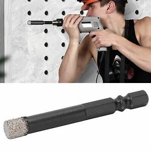 Dry Drill Bit Diamond Hole Saw Opener Hex Handle Brazing Industrial Supplies