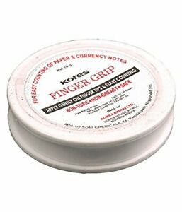 Kores Finger Grip, 10 gms for paper and note counting - Pack of 20 2815