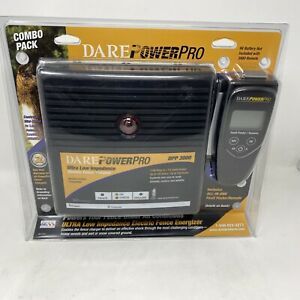 Dare Power Pro DPP 3000 Electric Fence Charger + 3480 Fault Finder Remote Combo
