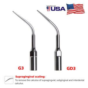 5 PCS Dental Ultrasonic Scaler Tip Fit EMS WOODECK / DTE SATELEC Scaling G3/GD3