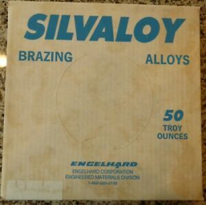 45 % Silver Brazing Alloy 1/16&#034; Dia. 50 Troy Ounce. MFG by ENGELHARD Corp