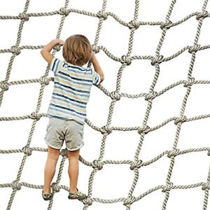 SEAAN Playground Net Climbing Net, 3.3’X6.6’ Safety Nets Cargo Rope Heavy Duty