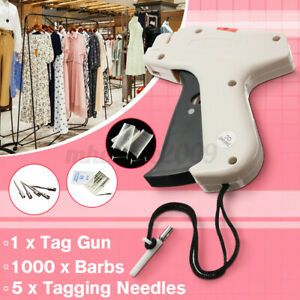 Clothes Socks Regular Garment Price Brand Label Tag Gun 1000 Barbs + 5 Needles