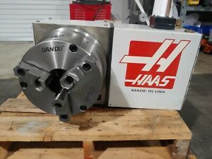 Haas HrtA6 Rotary Table 8&#034; Chuck A1-6 *BRUSH 17 pin*