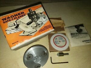 VINTAGE WAGNER GILMORE PATTERN SAFE T PLANER HEAD AND GRINDING WHEEL FREE SHIP