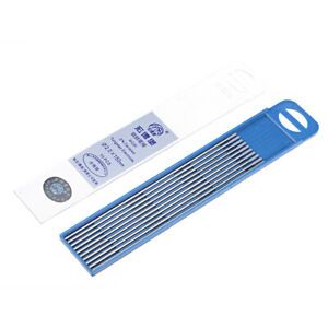 TIG Welding Tungsten Electrodes 2% Ceriated 5/64&#034; x 5.9&#034; Grey WC20 10pcs